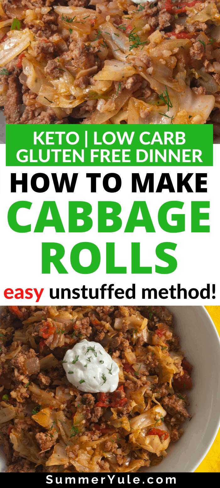 how to make unstuffed cabbage rolls