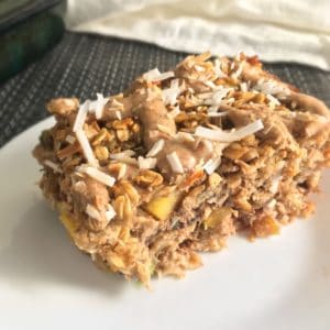 Hummingbird Cake Oatmeal Square