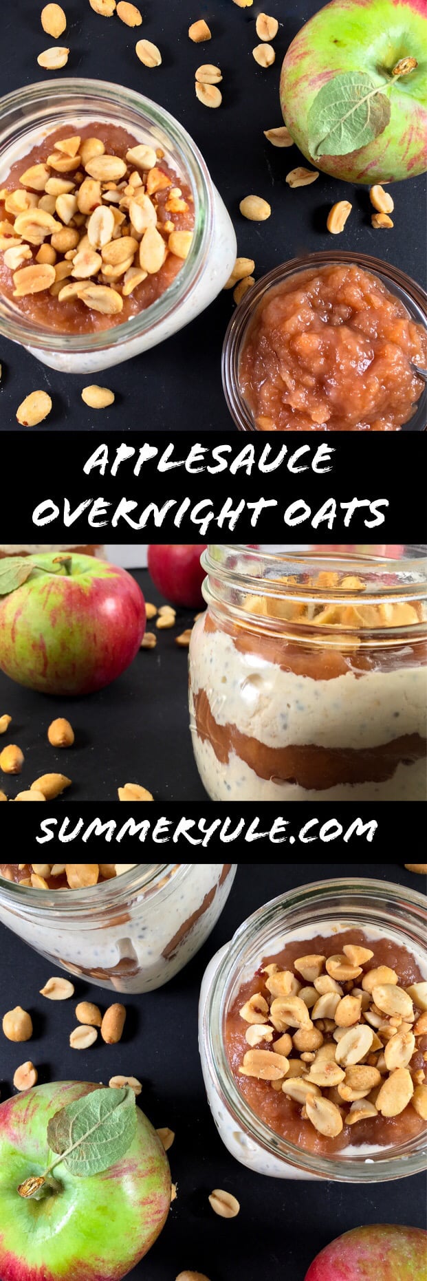 Applesauce overnight oatmeal