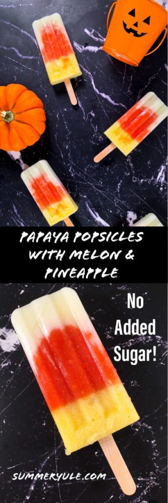 papaya popsicles
