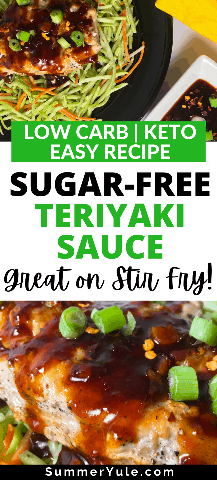 how to make sugar free teriyaki sauce