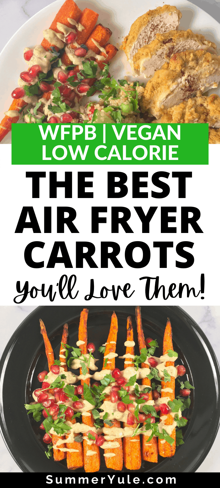 wfpb air fryer carrots