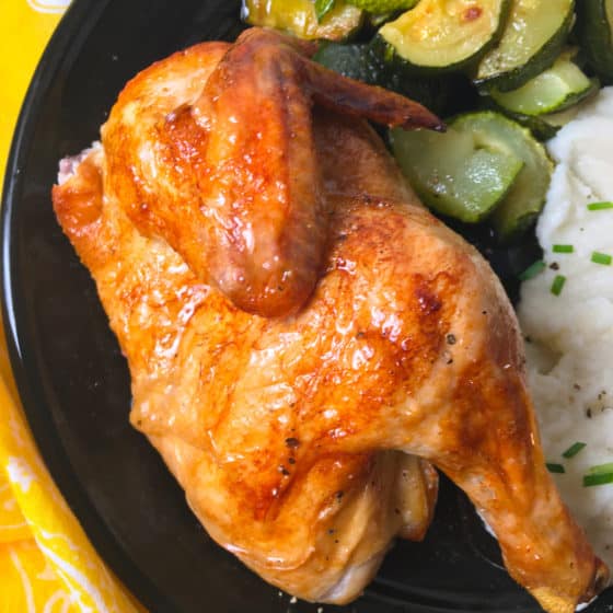 Air Fryer Rotisserie Cornish Hen Recipe and Calories Info