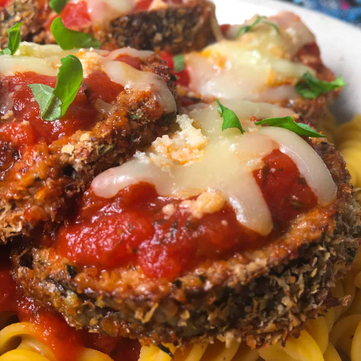 Air fryer eggplant clearance parm