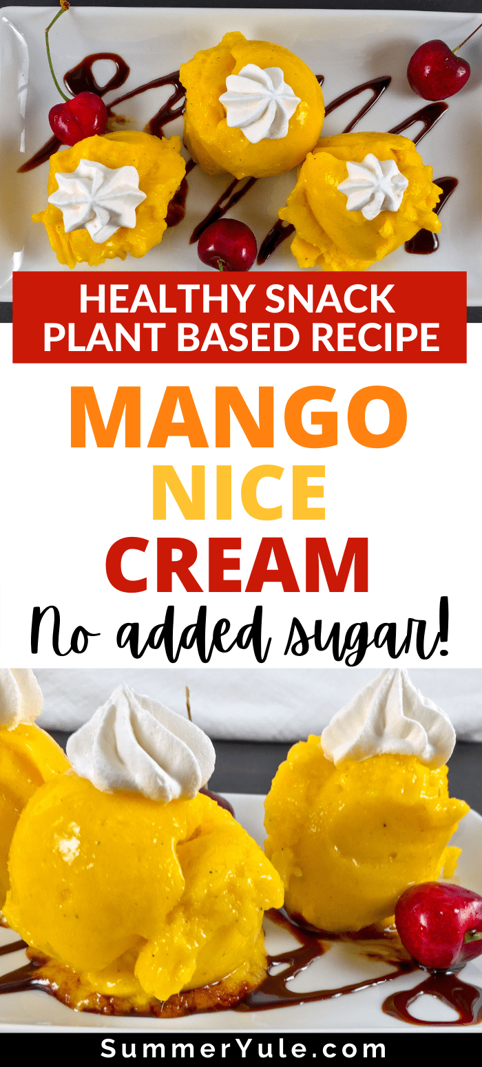 how to make mango nice cream