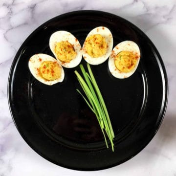 easiest deviled eggs chipotle lime mayo