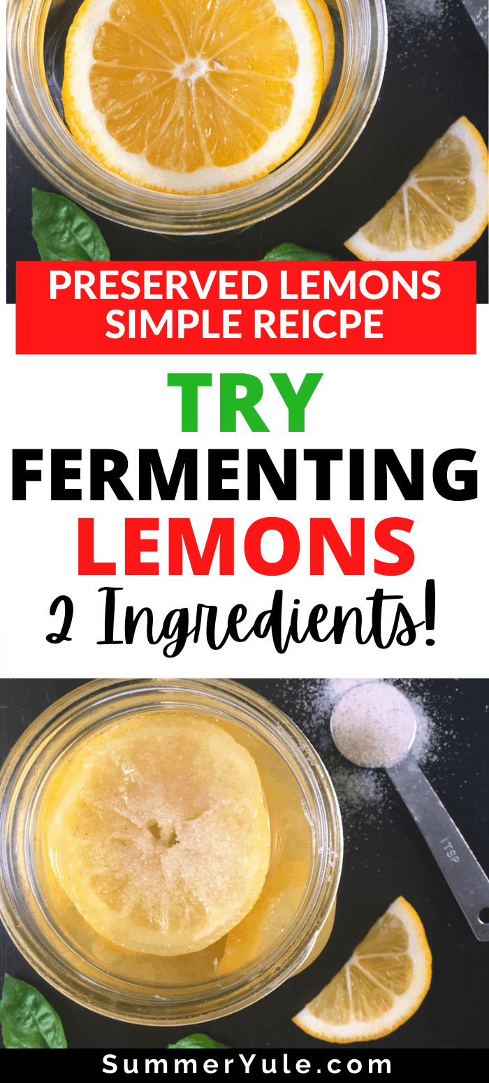 how to ferment lemons with salt