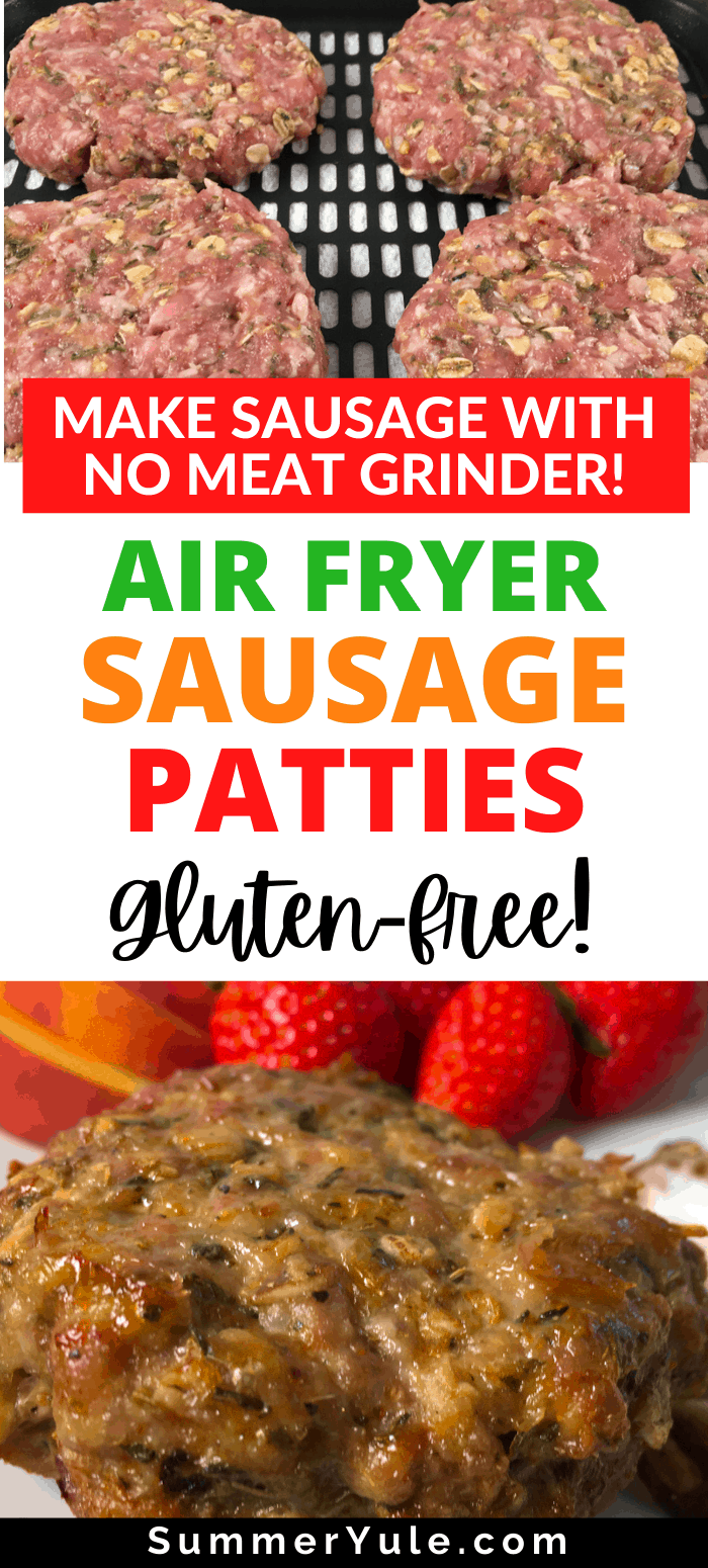 how to make air fryer sausage patties