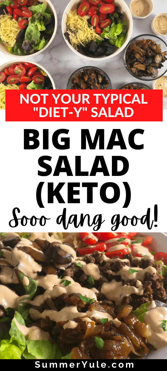 how to make keto big mac salad