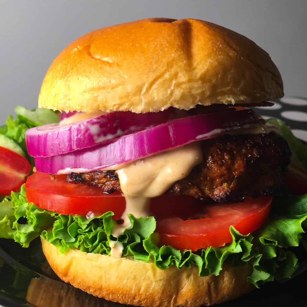 Juiciest Air Fryer Turkey Burgers - Healthful Blondie