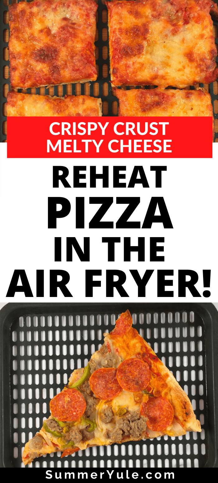 air fry cooked pizza