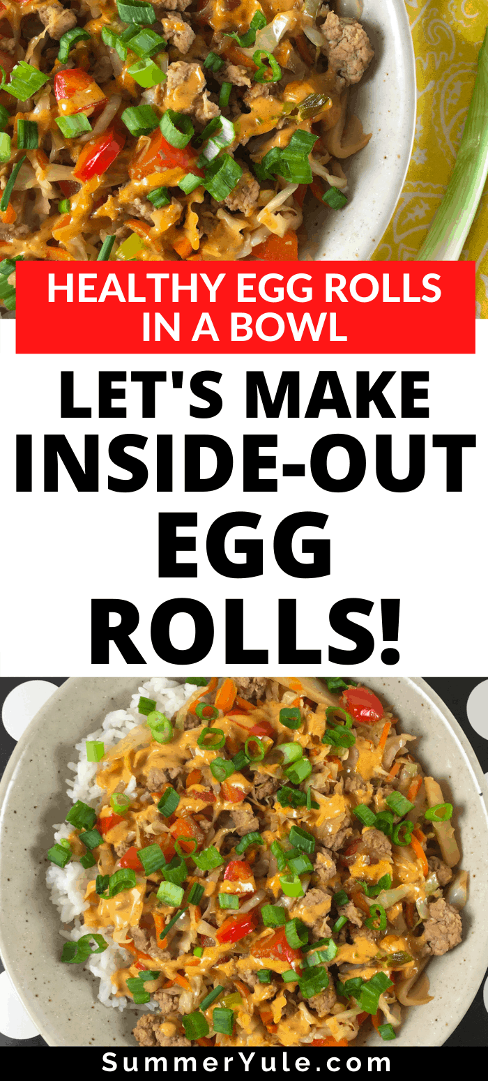make inside out egg rolls