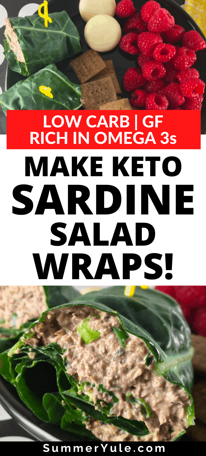 make sardine salad wraps