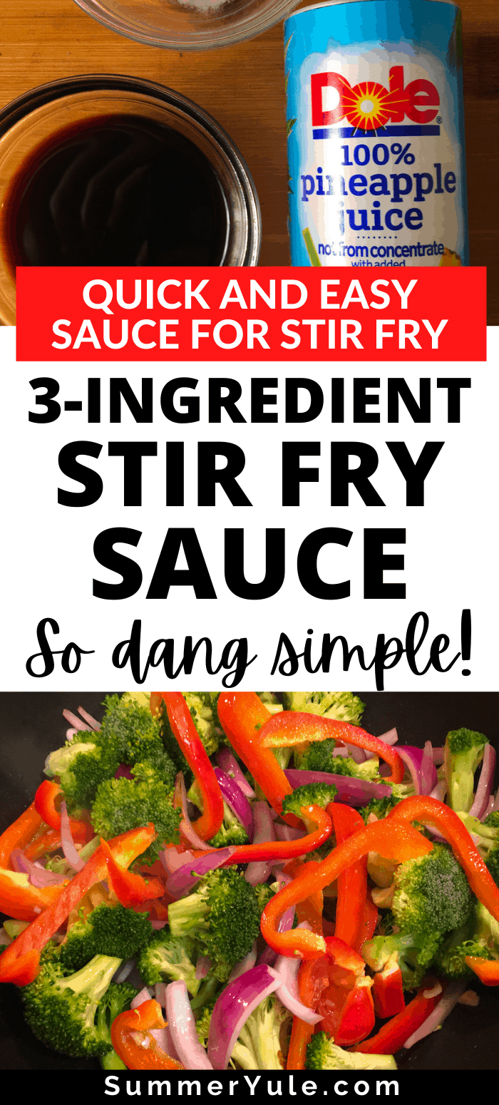 3 ingredient stir fry sauce