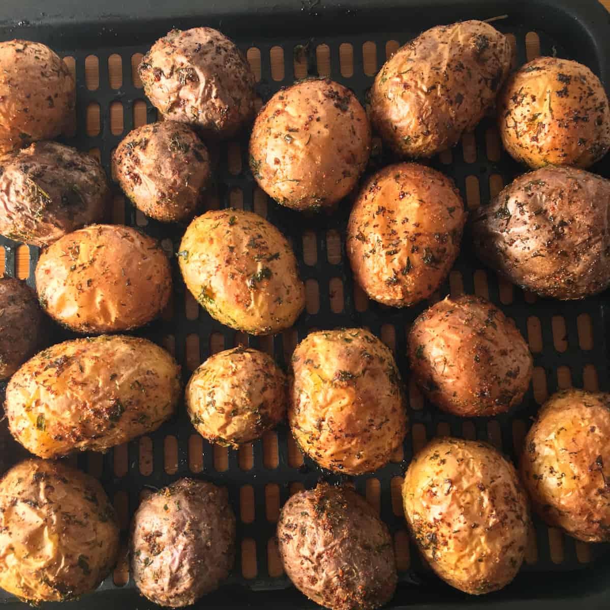Air Fryer Baby Potatoes by Summer Yule