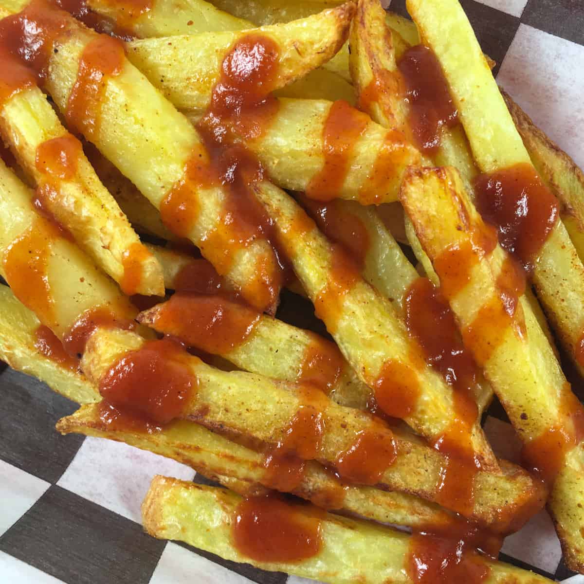 french fries ketchup