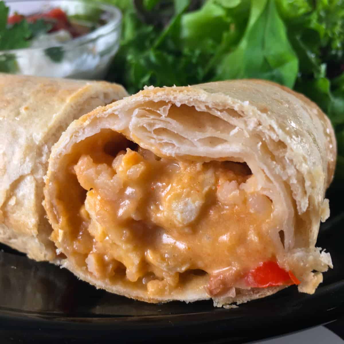 Spicy Jalapeno Bean & Cheese Chimichangas - El Monterey