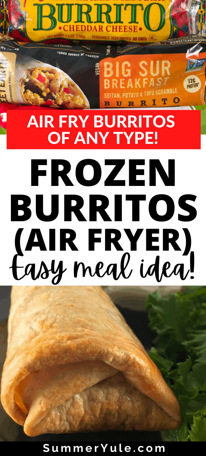 frozen burritos air fryer