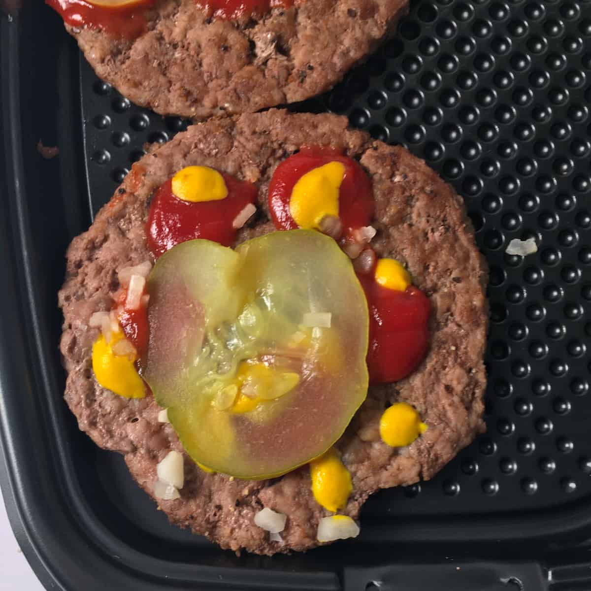 hamburger ketchup mustard pickle