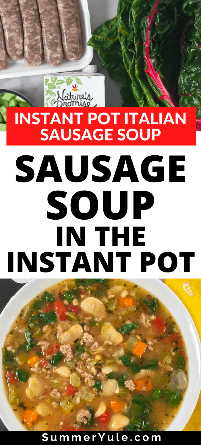 instant pot sausage soup