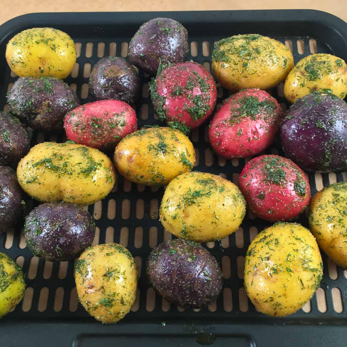 rainbow baby potatoes air fryer