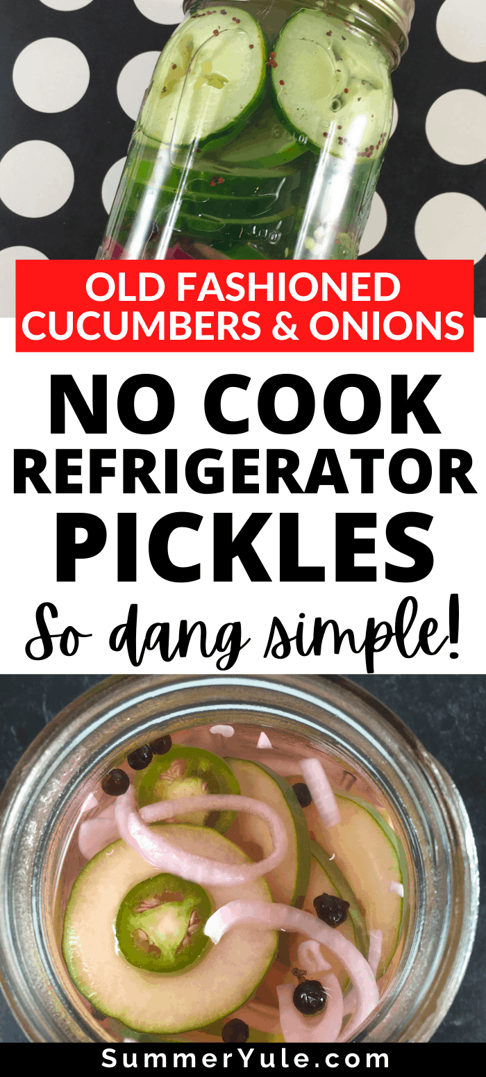 no cook refrigerator pickles