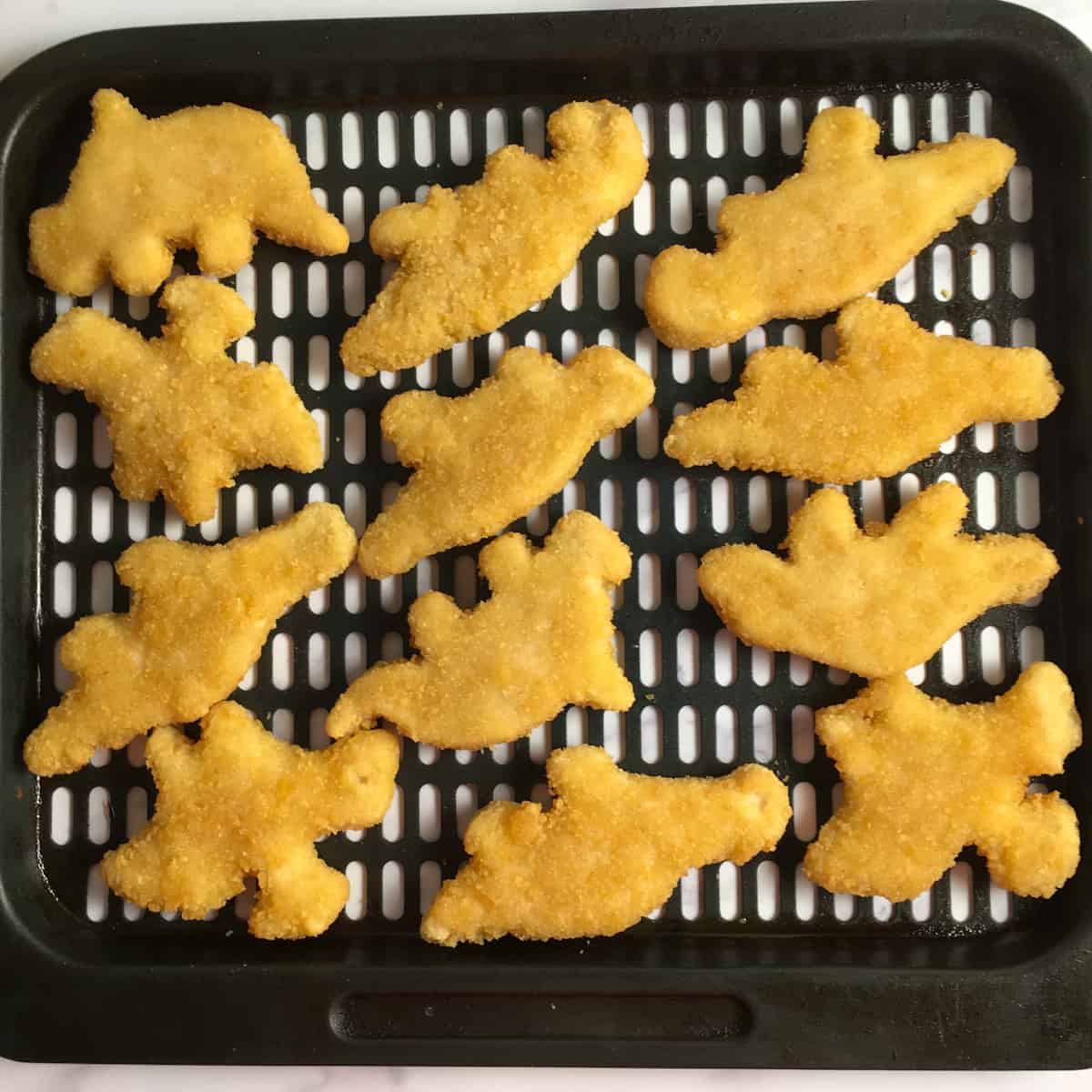 Dino Nuggets Air Fryer Recipe (Dino Buddies Dinosaur Chicken Nuggets)