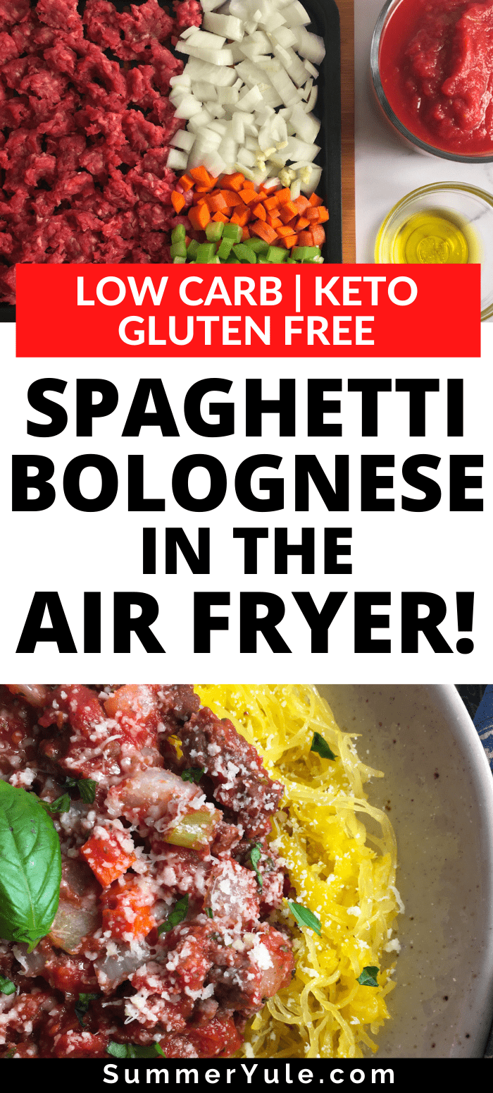 spaghetti bolognese air fryer