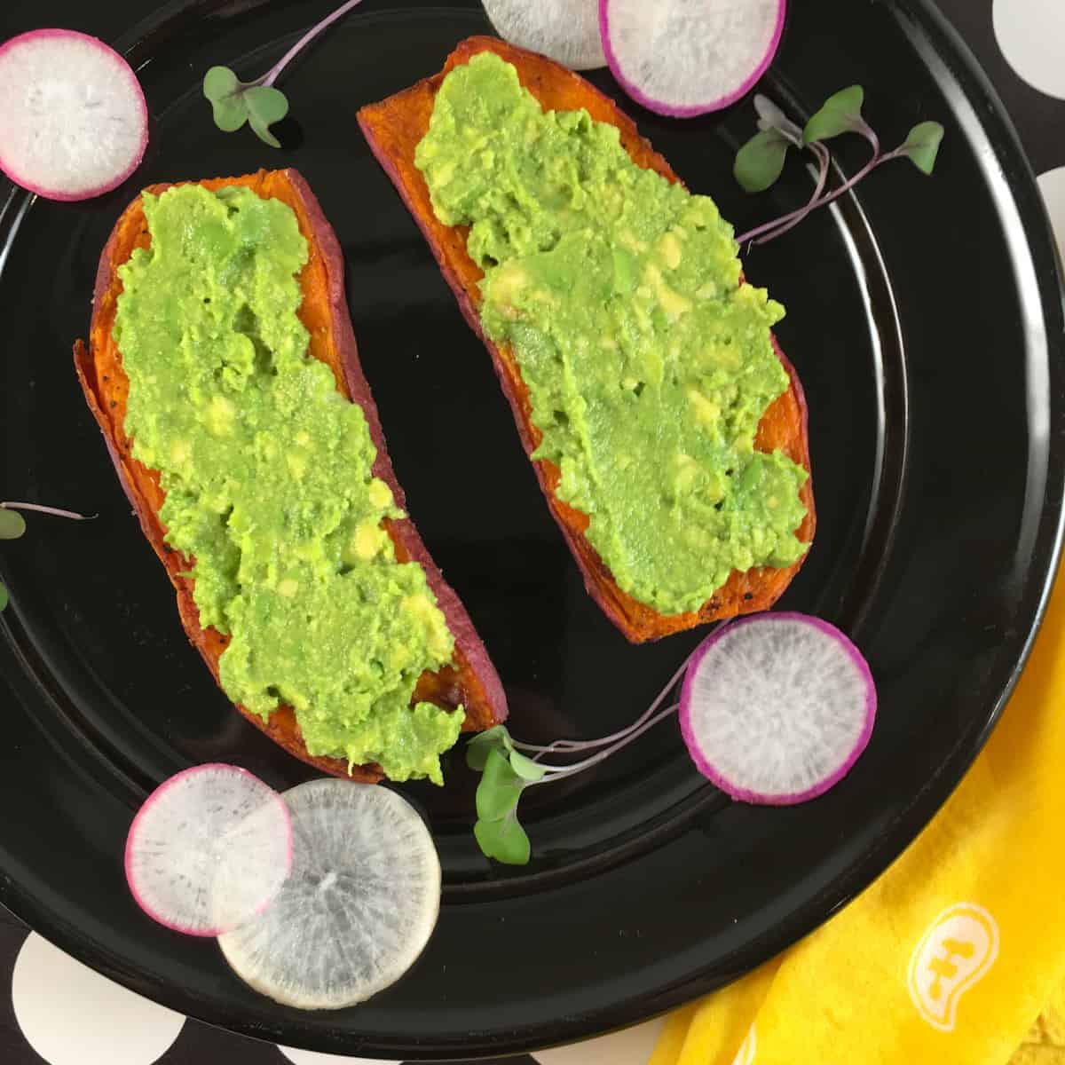 sweet potato avocado toast
