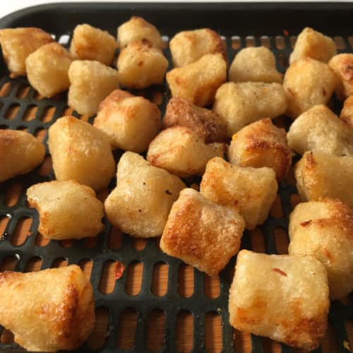 air fried cauliflower gnocchi