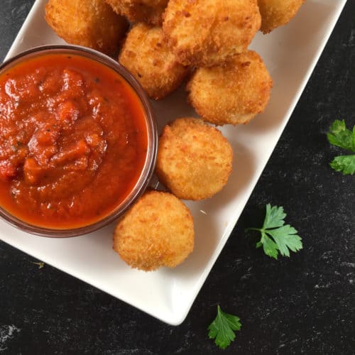 Trader Joe’s Mac and Cheese Bites (Air Fryer Frozen Mac n Cheese Balls)