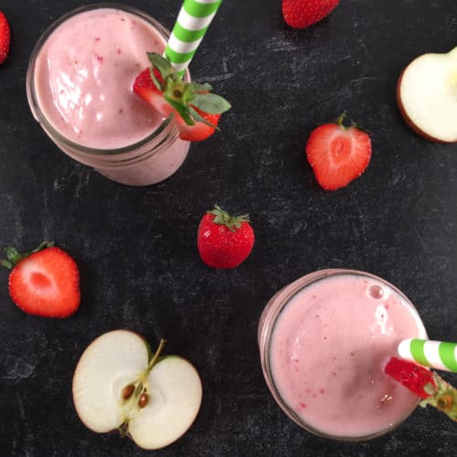apple strawberry smoothie