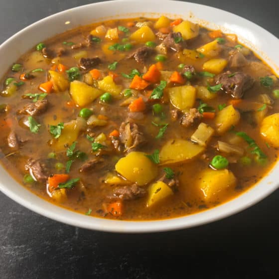 Old Fashioned Beef and Vegetable Soup (Pressure Cooker)