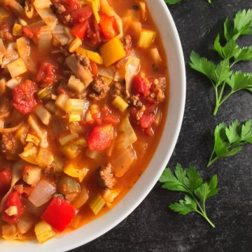 Cabbage Soup Diet Recipe with Protein Added