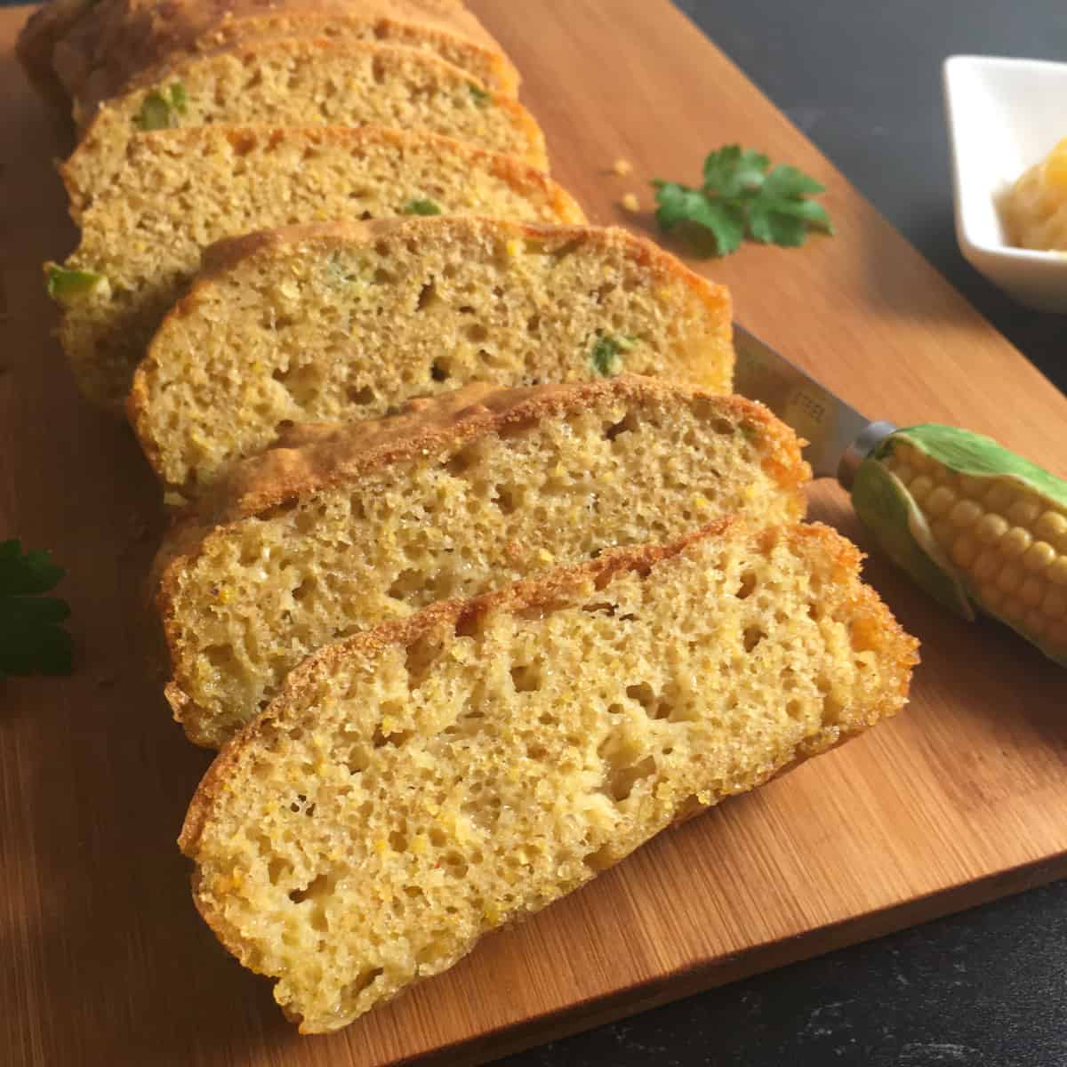 corn bread cooked in air fryer