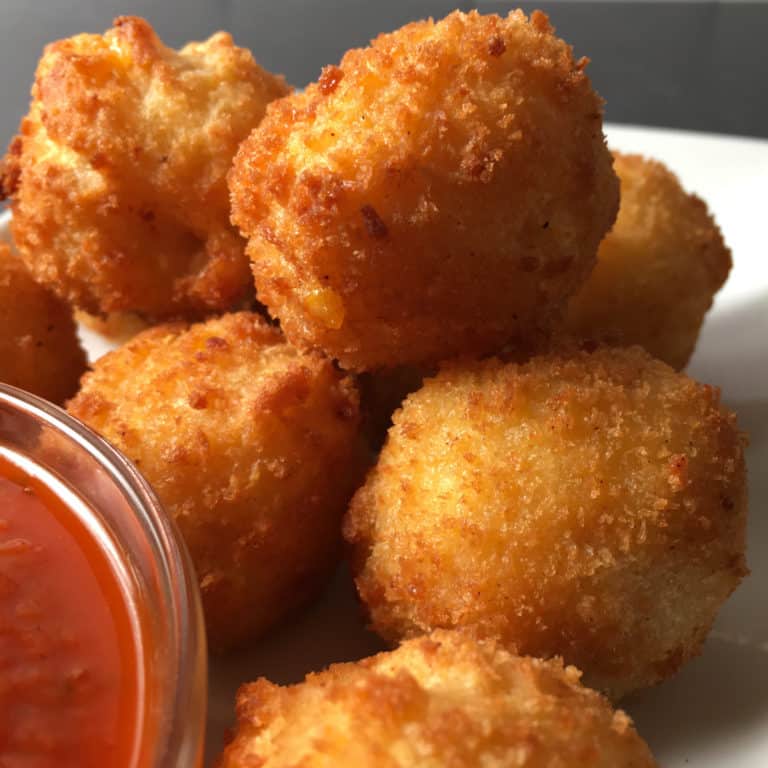 Trader Joe’s Mac and Cheese Bites (Air Fryer Frozen Mac n Cheese Balls)
