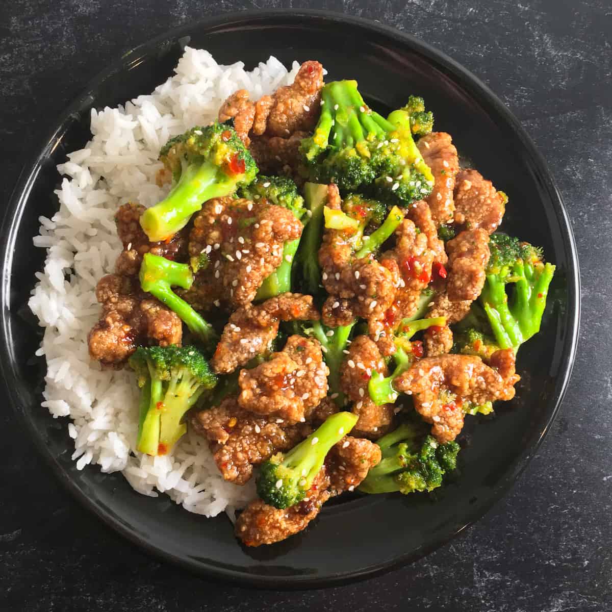 air fry frozen beef and broccoli