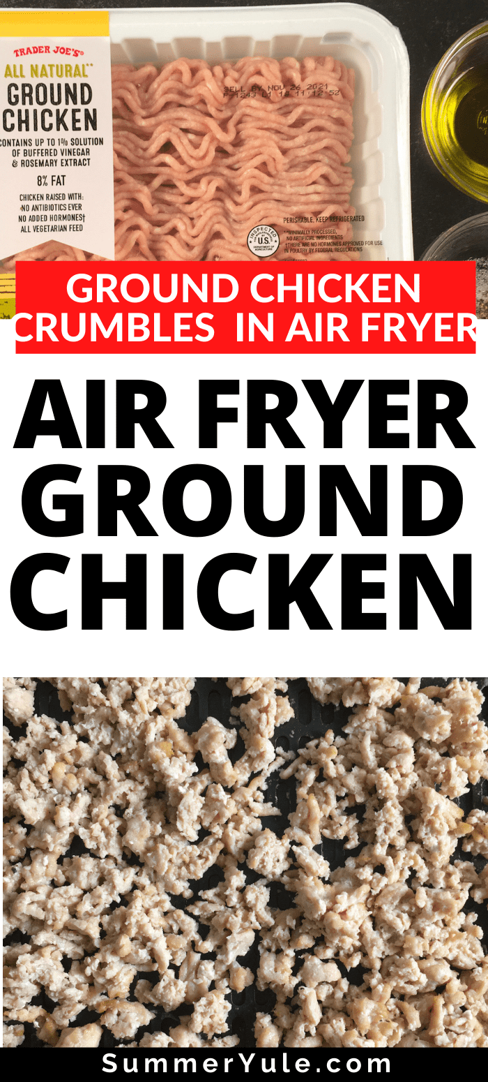 air fryer ground chicken