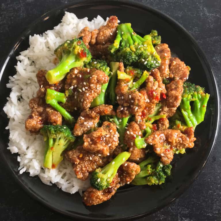 Trader Joe’s Beef and Broccoli (Air Fryer) • Summer Yule Nutrition and