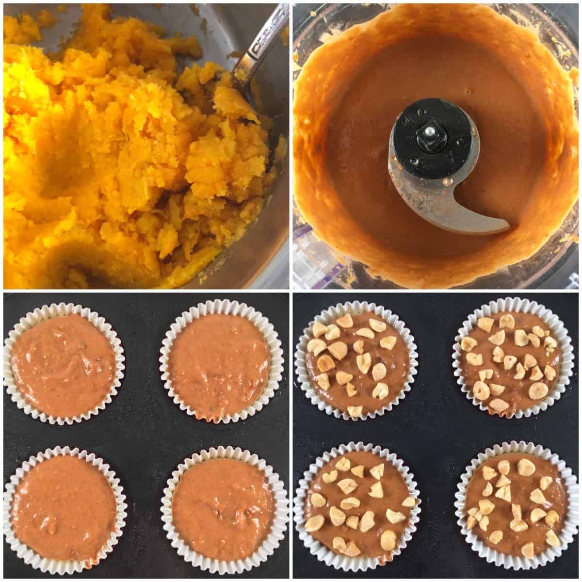 how to make chocolate peanut butter muffins