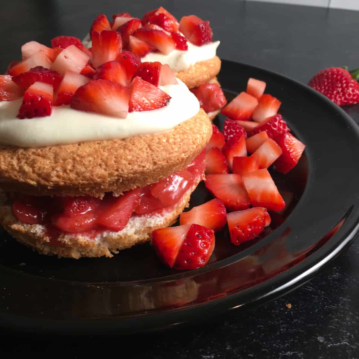 diabetic strawberry shortcake