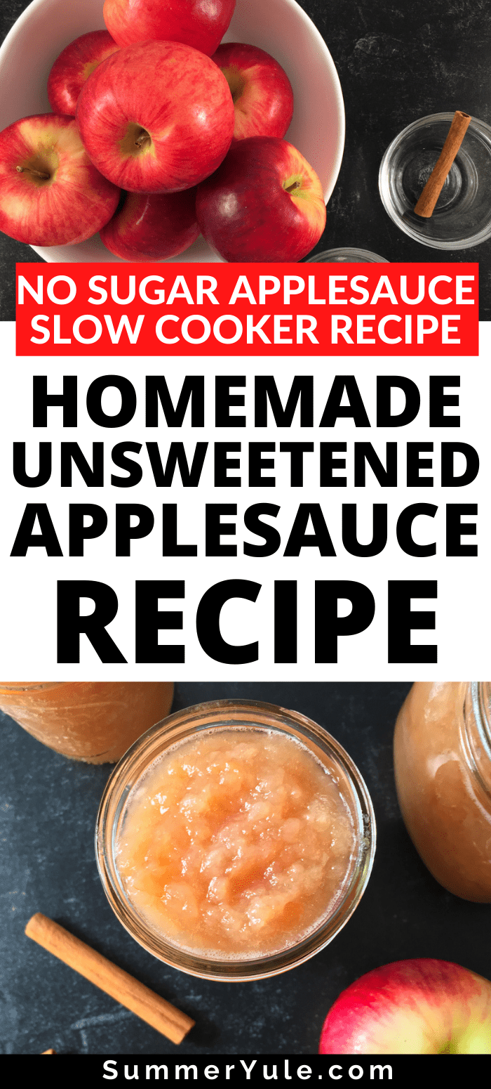 homemade applesauce no sugar