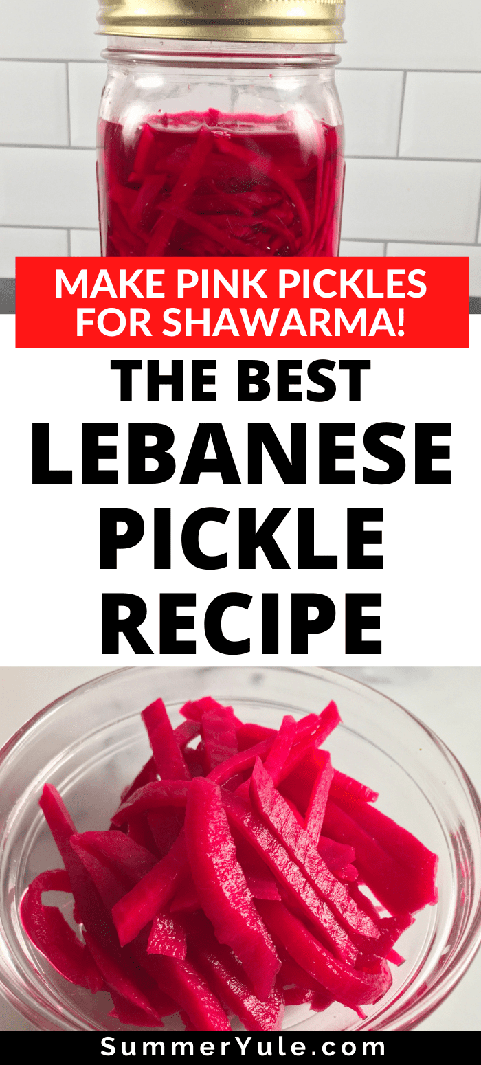 lebanese pickles recipe