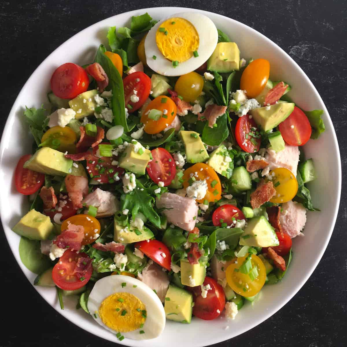 low calorie cobb salad