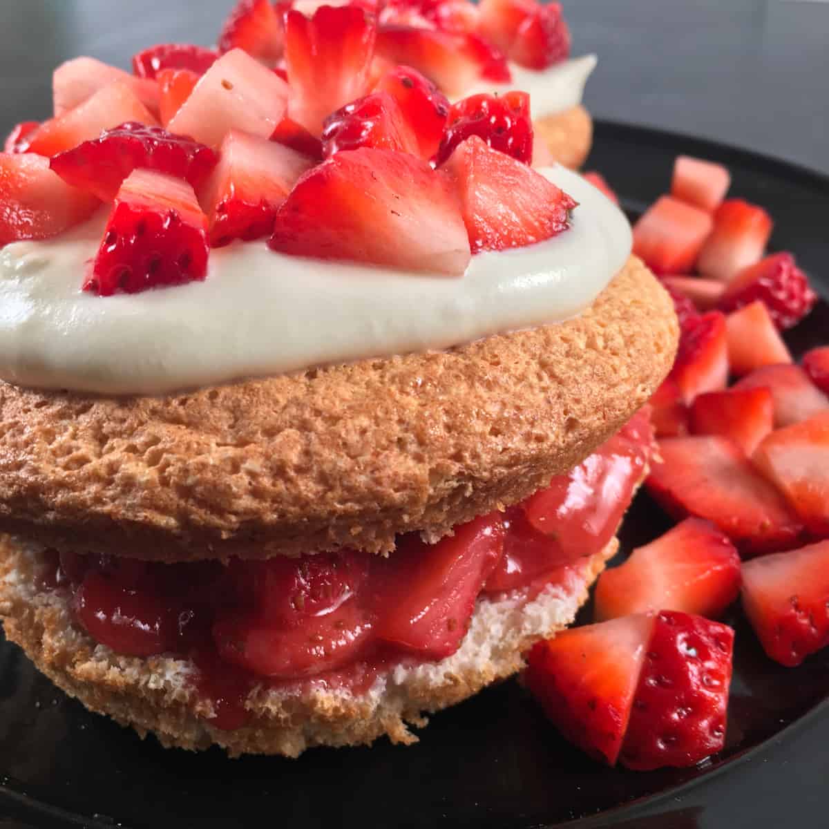 sugar free strawberry shortcake recipe