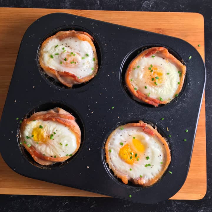 Air Fryer Canadian Bacon (Back Bacon or Peameal Bacon in Air Fryer)