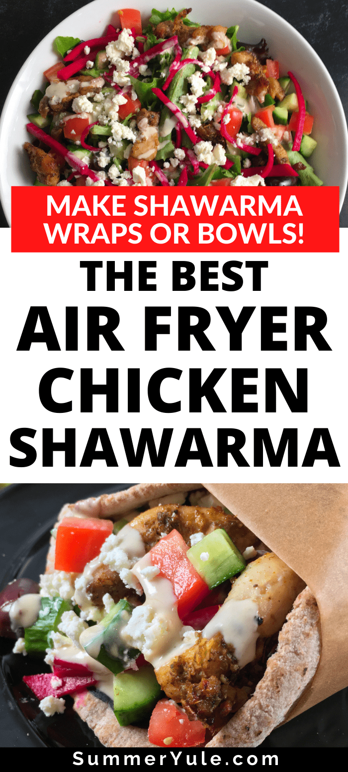 air fryer chicken shawarma