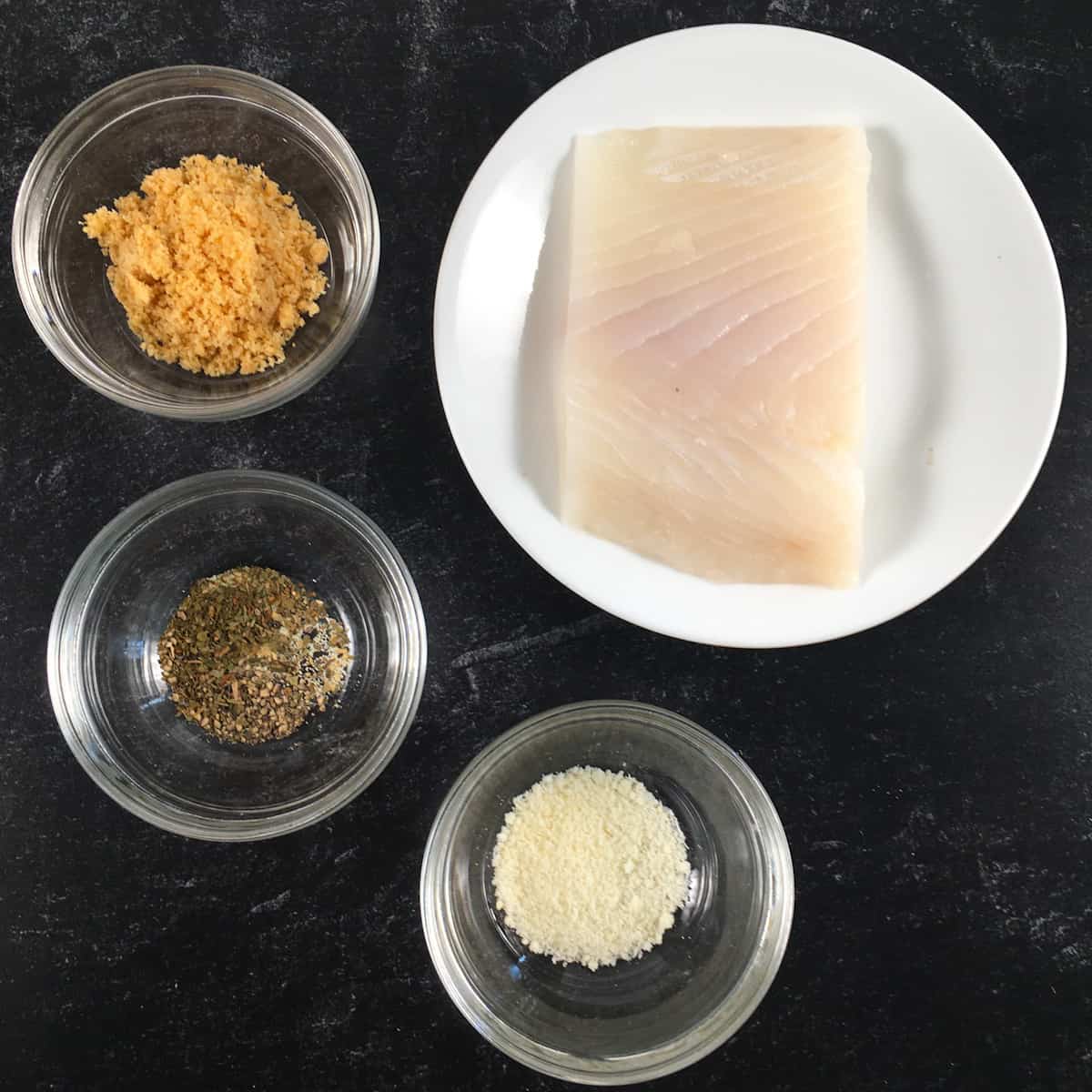 air fryer halibut ingredients