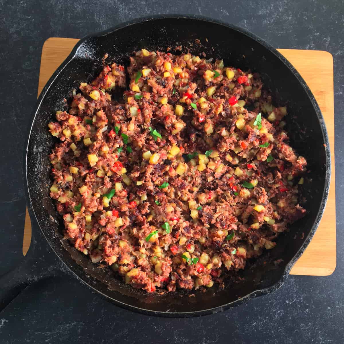 corned beef hash skillet