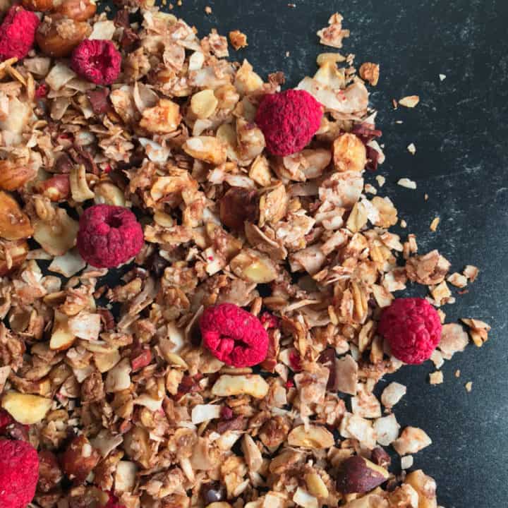 High Calorie Granola for Weight Gain (Gluten Free, Vegan Recipe)